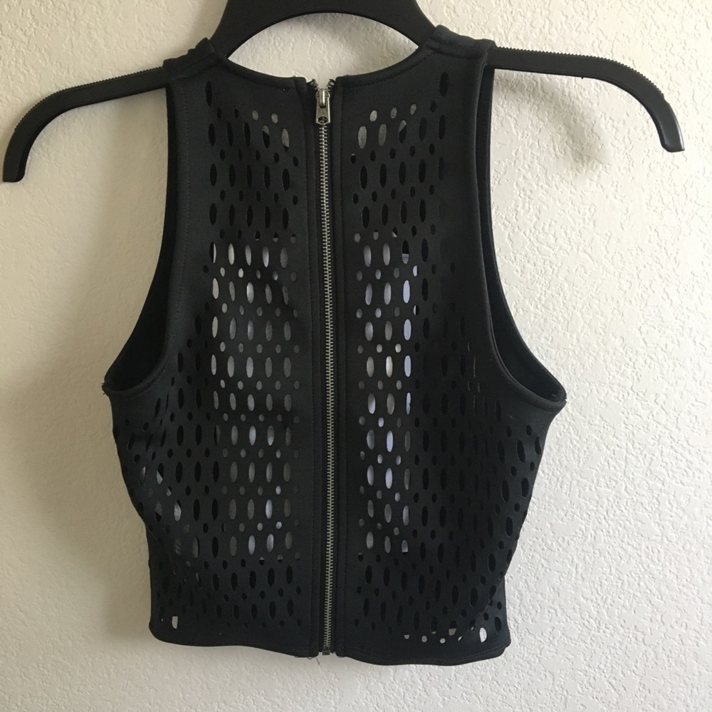 Abercrombie & Fitch Neoprene Crop Top